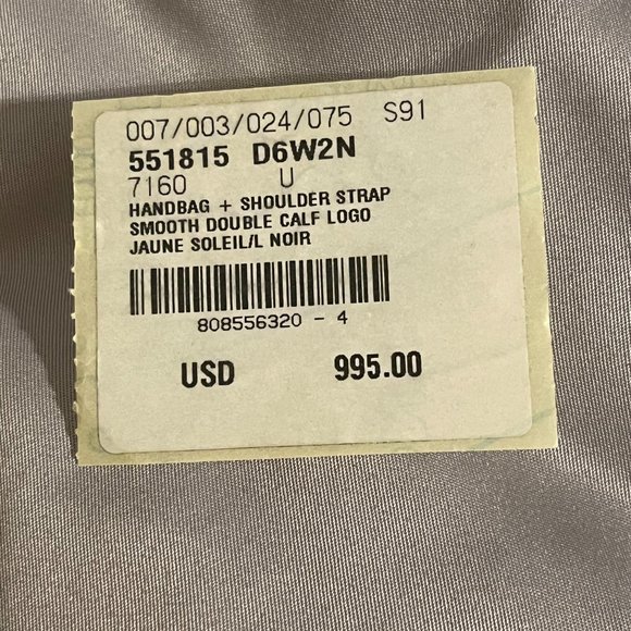 Yellow Balenciaga Everyday xxs Tote - Picture 6 of 8